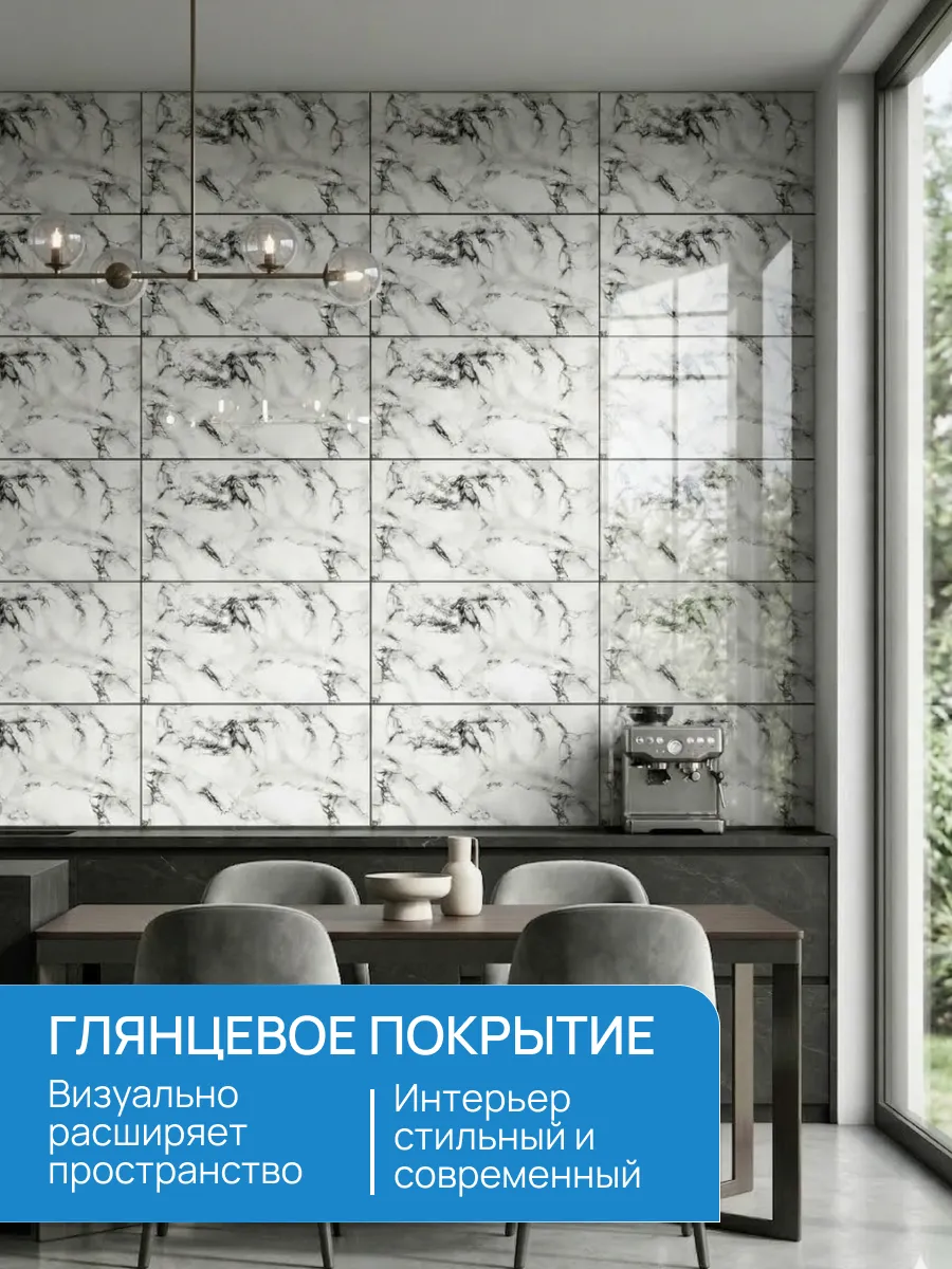 Глянцевые мраморные панели
